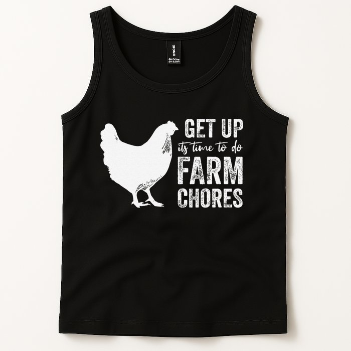 get up its time to do farm chores Tank Top