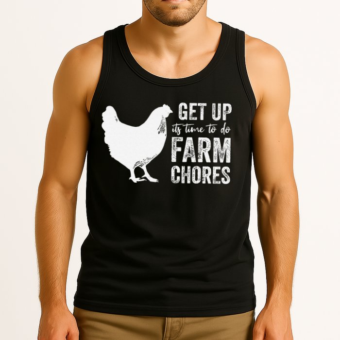 get up its time to do farm chores Tank Top