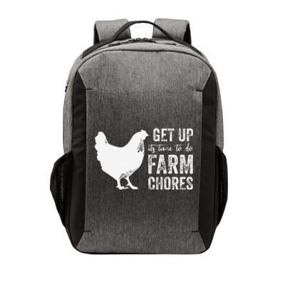 get up its time to do farm chores Vector Backpack