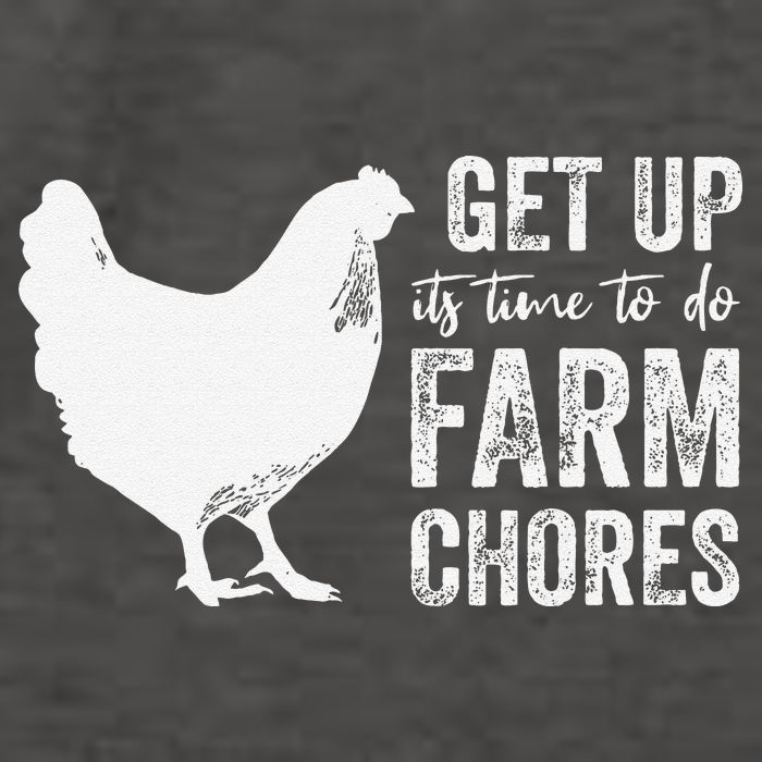 get up its time to do farm chores Vector Backpack