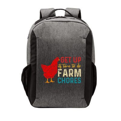 Get Up ItS Time To Do Farm Chores Vector Backpack