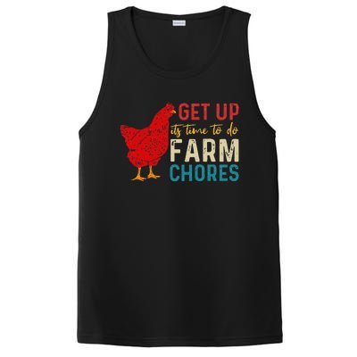 Get Up Its Time To Do Farm Chores PosiCharge Competitor Tank