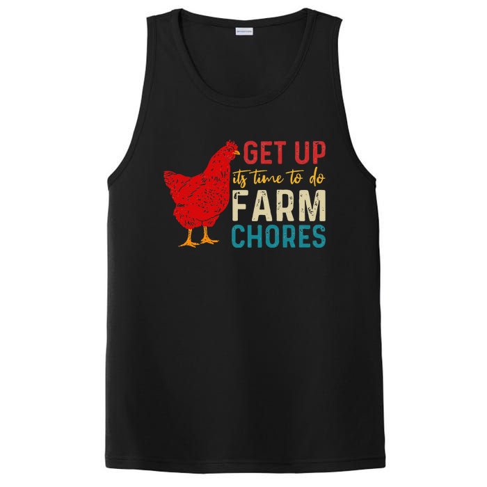 Get Up Its Time To Do Farm Chores PosiCharge Competitor Tank