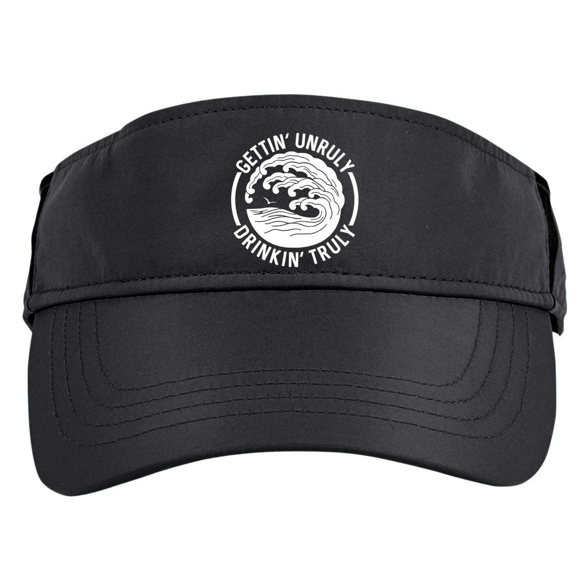 Gettin' Unruly In' Hard Seltzer Summer Beach Alcohol Gift Adult Drive Performance Visor