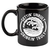 Gettin' Unruly In' Hard Seltzer Summer Beach Alcohol Gift 11oz C Handle Ceramic Mug