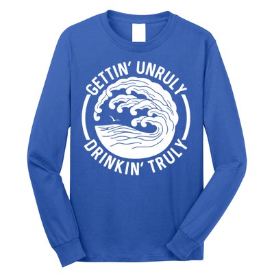 Gettin' Unruly In' Hard Seltzer Summer Beach Alcohol Gift Long Sleeve Shirt
