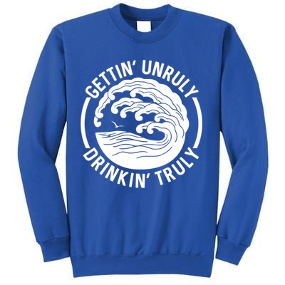 Gettin' Unruly In' Hard Seltzer Summer Beach Alcohol Gift Sweatshirt