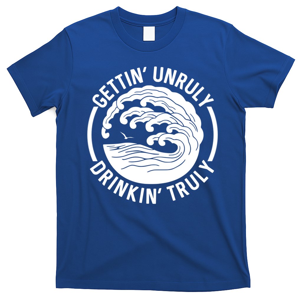 Gettin' Unruly In' Hard Seltzer Summer Beach Alcohol Gift T-Shirt