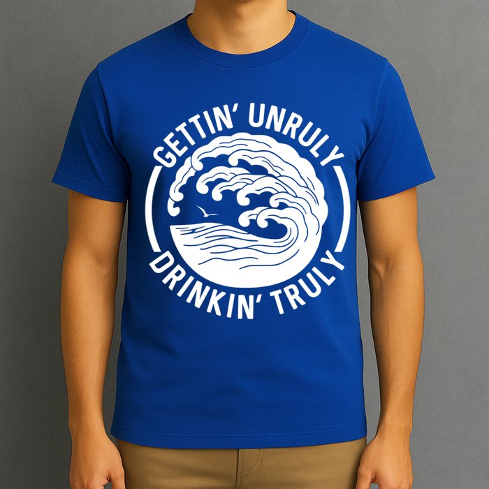 Gettin' Unruly In' Hard Seltzer Summer Beach Alcohol Gift T-Shirt