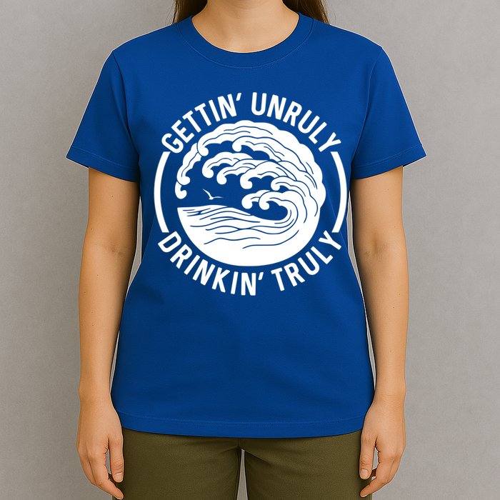 Gettin' Unruly In' Hard Seltzer Summer Beach Alcohol Gift T-Shirt