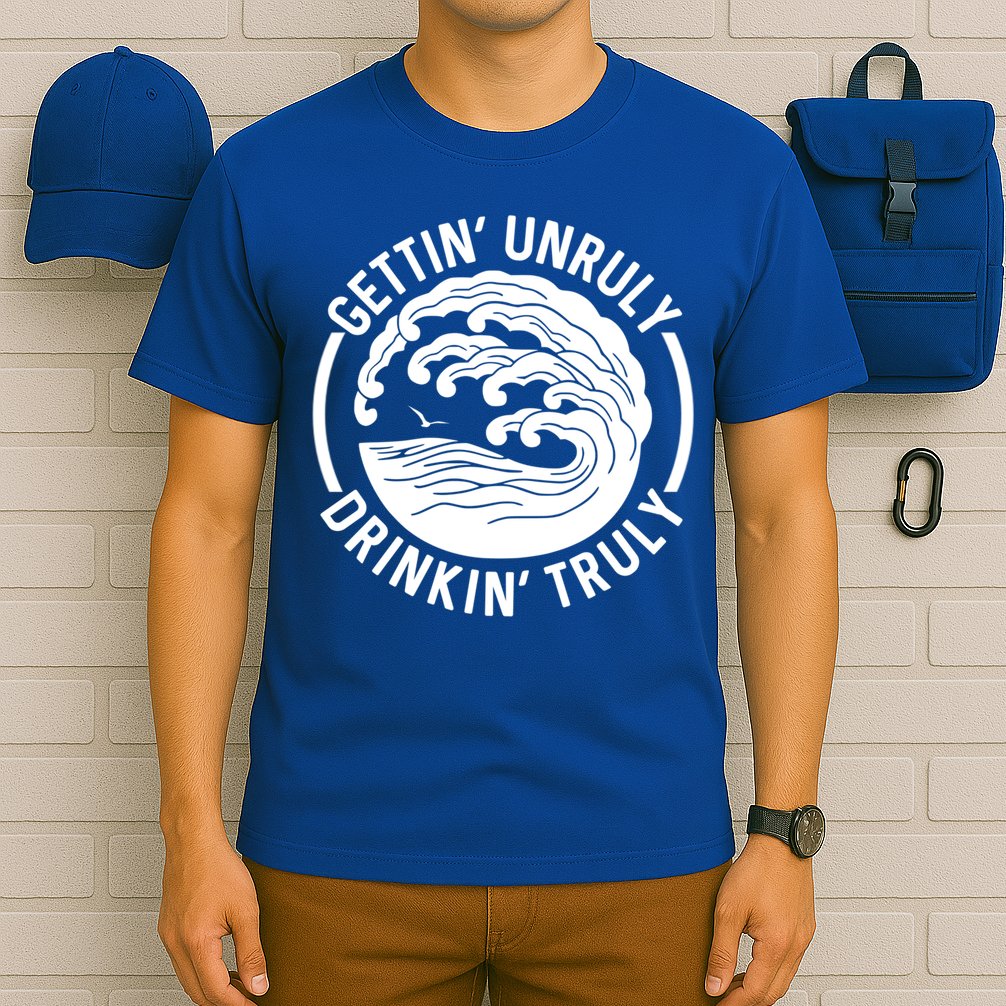 Gettin' Unruly In' Hard Seltzer Summer Beach Alcohol Gift T-Shirt