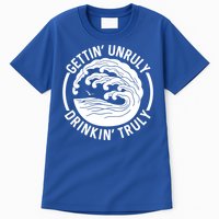 Gettin' Unruly In' Hard Seltzer Summer Beach Alcohol Gift Tall T-Shirt