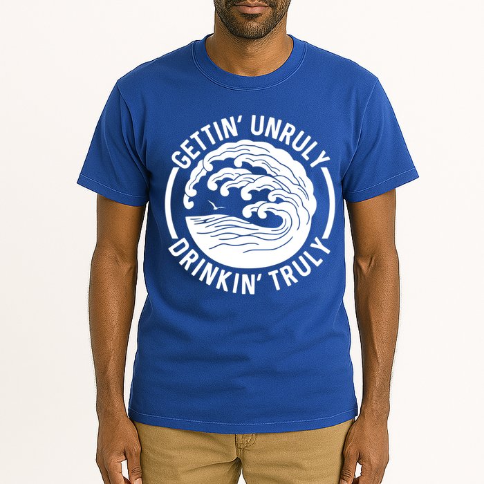 Gettin' Unruly In' Hard Seltzer Summer Beach Alcohol Gift Tall T-Shirt