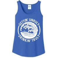 Gettin' Unruly In' Hard Seltzer Summer Beach Alcohol Gift Ladies Essential Tank