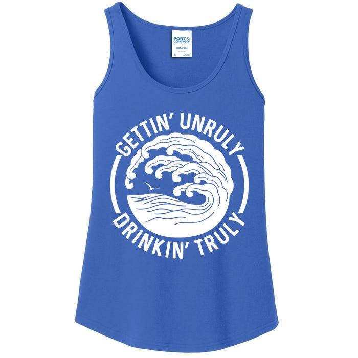 Gettin' Unruly In' Hard Seltzer Summer Beach Alcohol Gift Ladies Essential Tank