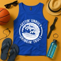 Gettin' Unruly In' Hard Seltzer Summer Beach Alcohol Gift Tank Top
