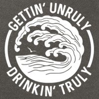 Gettin' Unruly In' Hard Seltzer Summer Beach Alcohol Gift Cotton Canvas Backpack