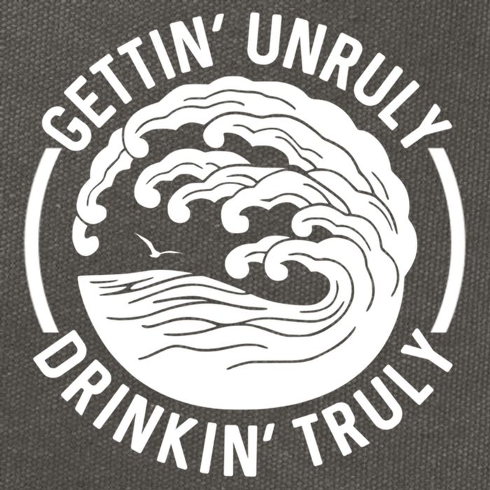 Gettin' Unruly In' Hard Seltzer Summer Beach Alcohol Gift Cotton Canvas Backpack