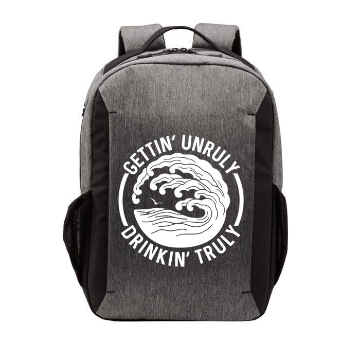 Gettin' Unruly In' Hard Seltzer Summer Beach Alcohol Gift Vector Backpack