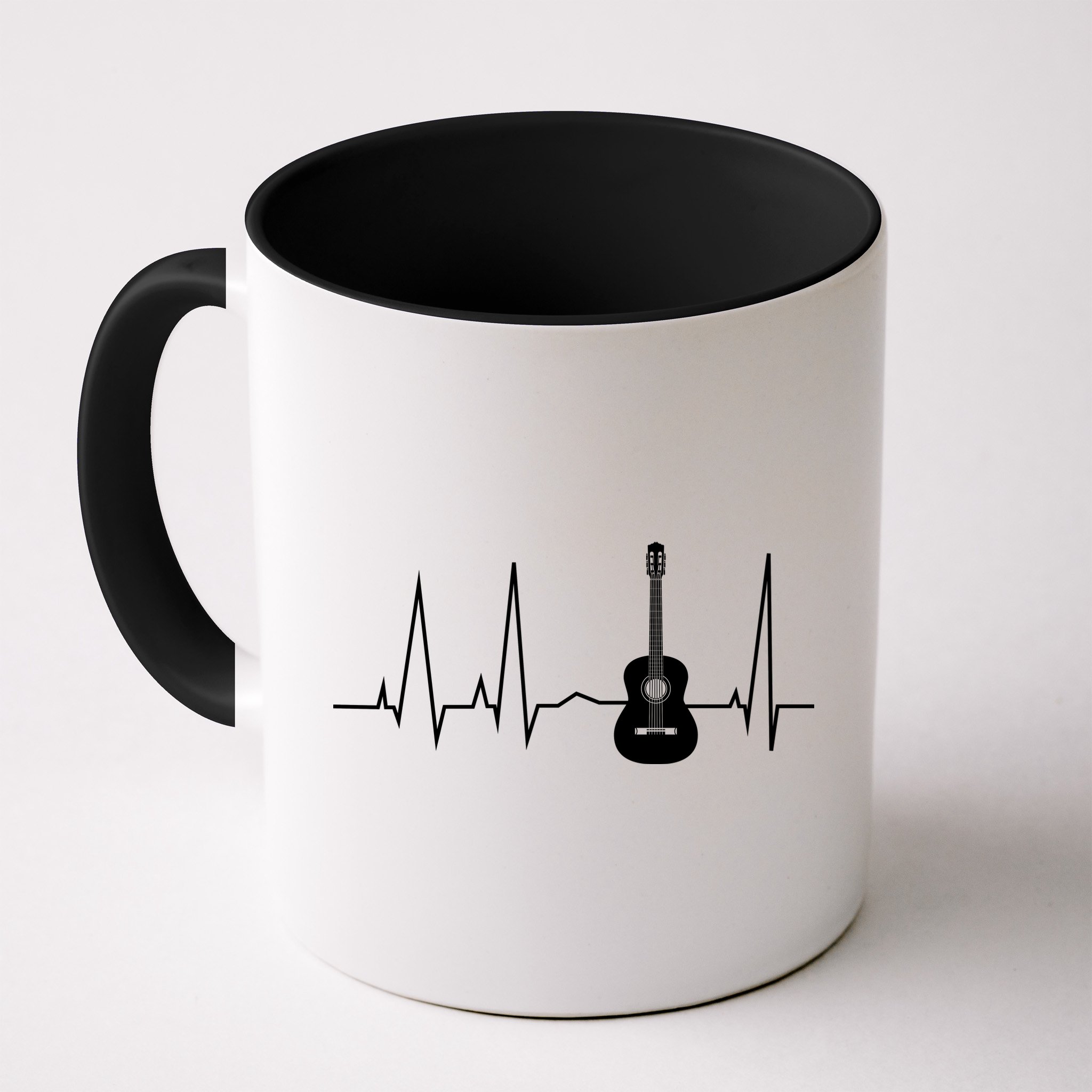 Guitar Heartbeat Pulse Mug