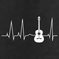 Guitar Heartbeat Pulse 11oz C Handle Ceramic Mug