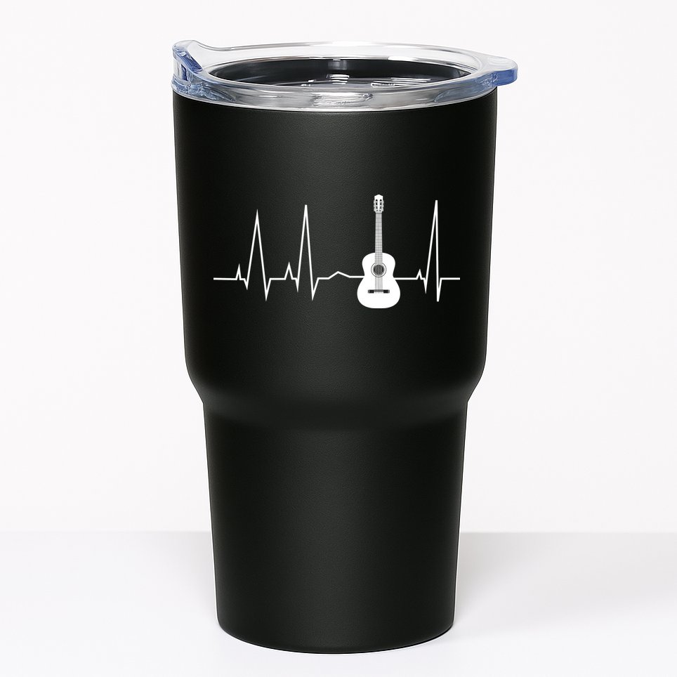 Guitar Heartbeat Pulse Tumbler