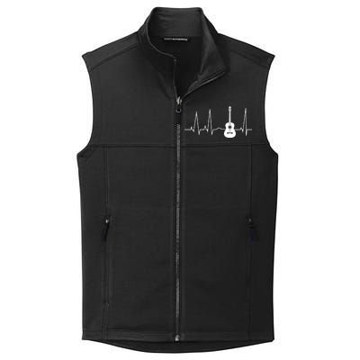 Guitar Heartbeat Pulse Collective Smooth Fleece Vest