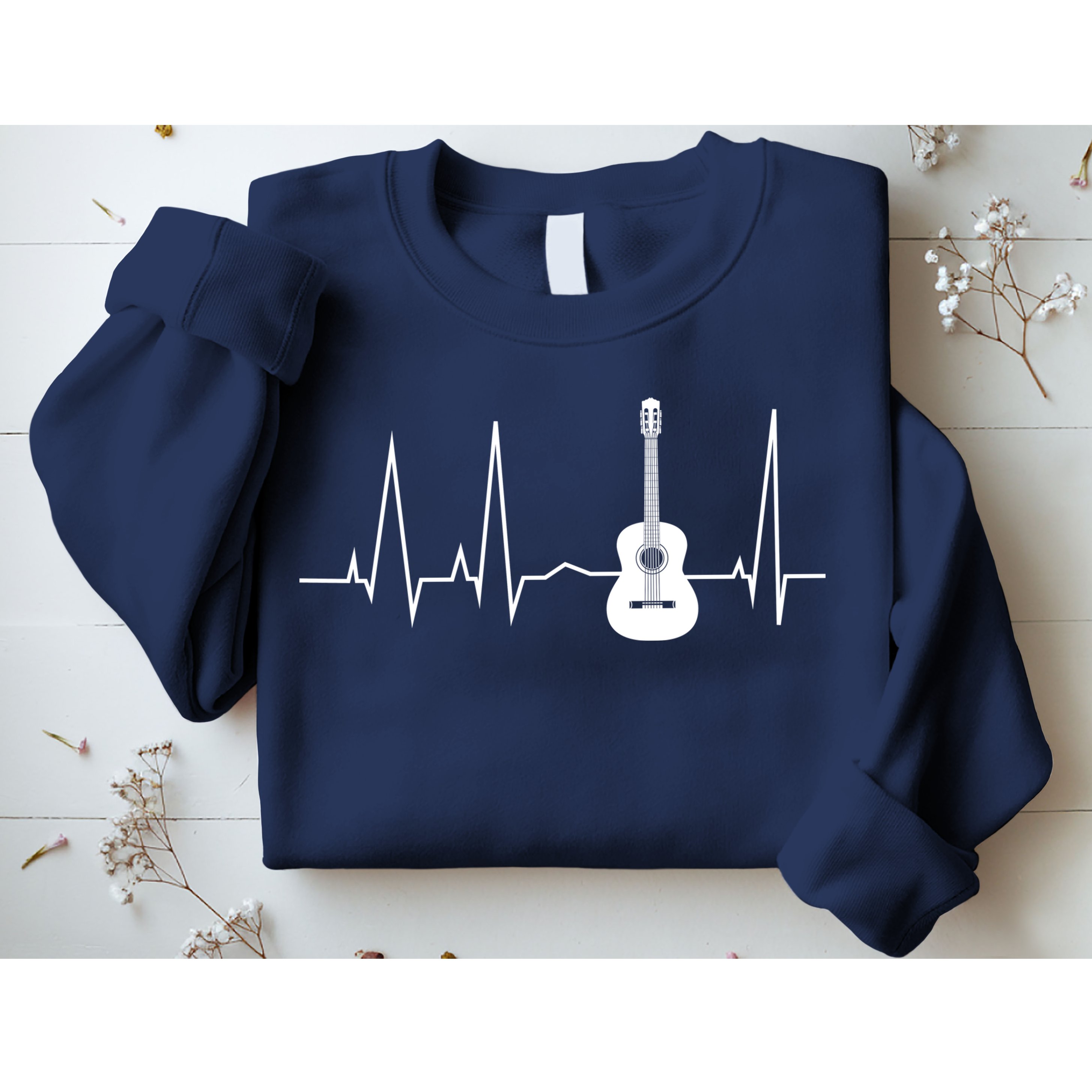 Guitar Heartbeat Pulse Sweatshirt