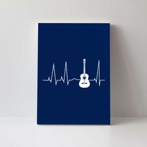 Guitar Heartbeat Pulse Canvas