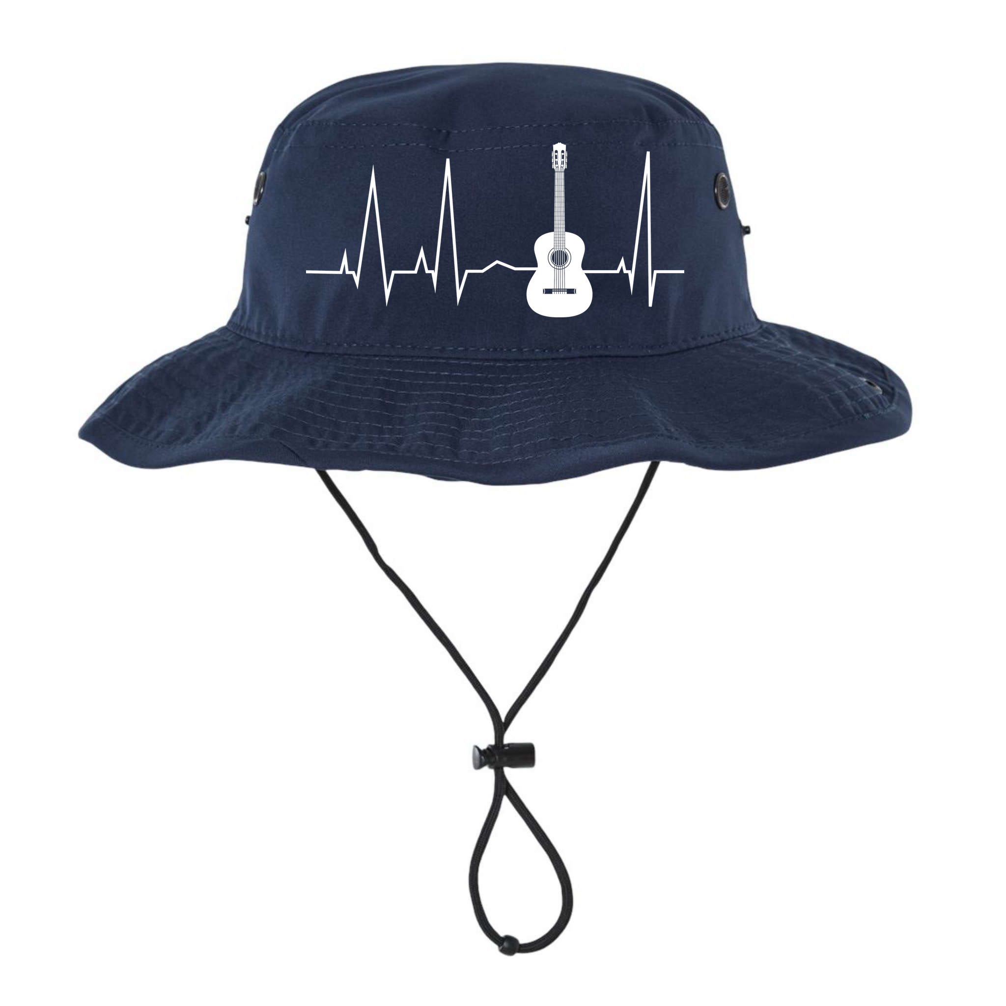 Guitar Heartbeat Pulse Bucket Hat