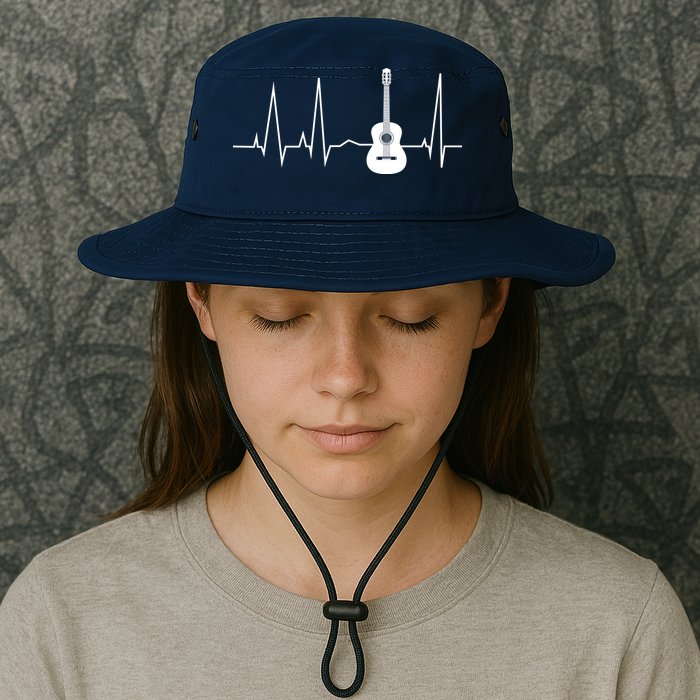 Guitar Heartbeat Pulse Bucket Hat