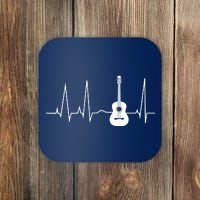 Guitar Heartbeat Pulse Coaster