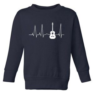 Guitar Heartbeat Pulse Toddler Sweatshirt