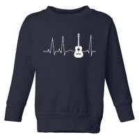 Guitar Heartbeat Pulse Toddler Sweatshirt