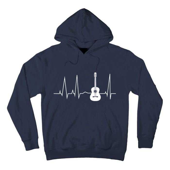 Guitar Heartbeat Pulse Tall Hoodie