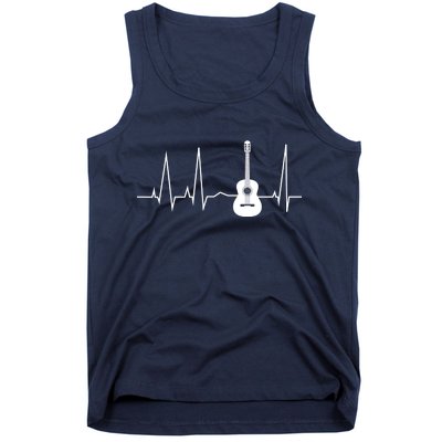 Guitar Heartbeat Pulse Tank Top