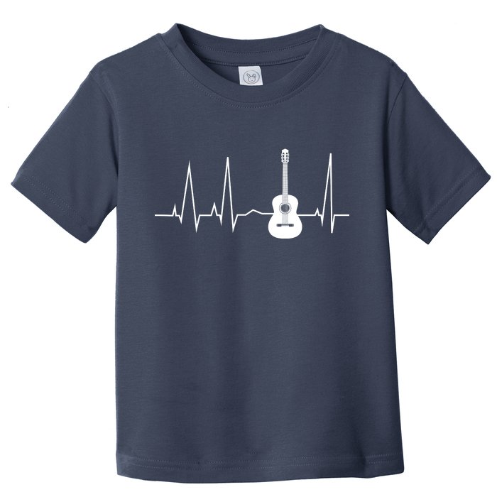 Guitar Heartbeat Pulse Toddler T-Shirt