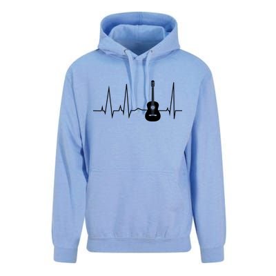 Guitar Heartbeat Pulse Unisex Surf Hoodie