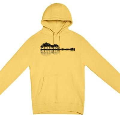 Guitar Landscape Premium Pullover Hoodie