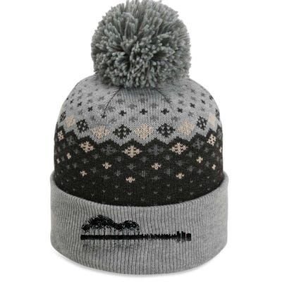 Guitar Landscape The Baniff Cuffed Pom Beanie