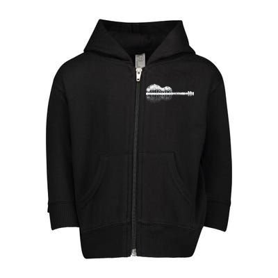 Guitar Landscape Toddler Zip Fleece Hoodie