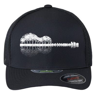 Guitar Landscape Flexfit Unipanel Trucker Cap