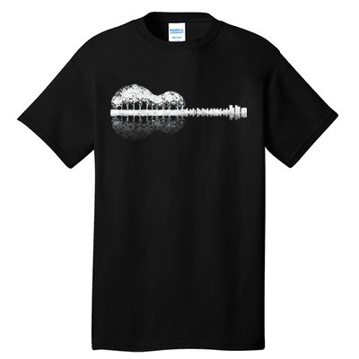 Guitar Landscape Tall T-Shirt