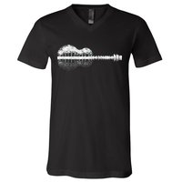 Guitar Landscape V-Neck T-Shirt