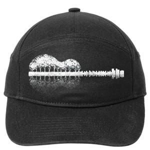 Guitar Landscape 7-Panel Snapback Hat