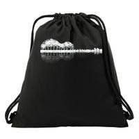 Guitar Landscape Drawstring Bag