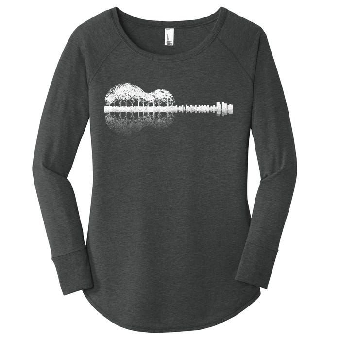 Guitar Landscape Women's Perfect Tri Tunic Long Sleeve Shirt