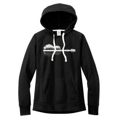 Guitar Landscape Women's Fleece Hoodie