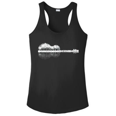 Guitar Landscape Ladies PosiCharge Competitor Racerback Tank