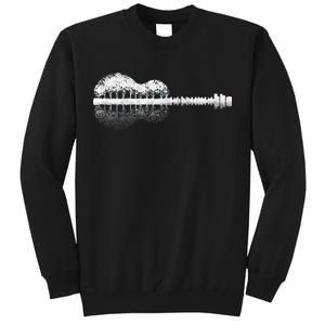 Guitar Landscape Tall Sweatshirt